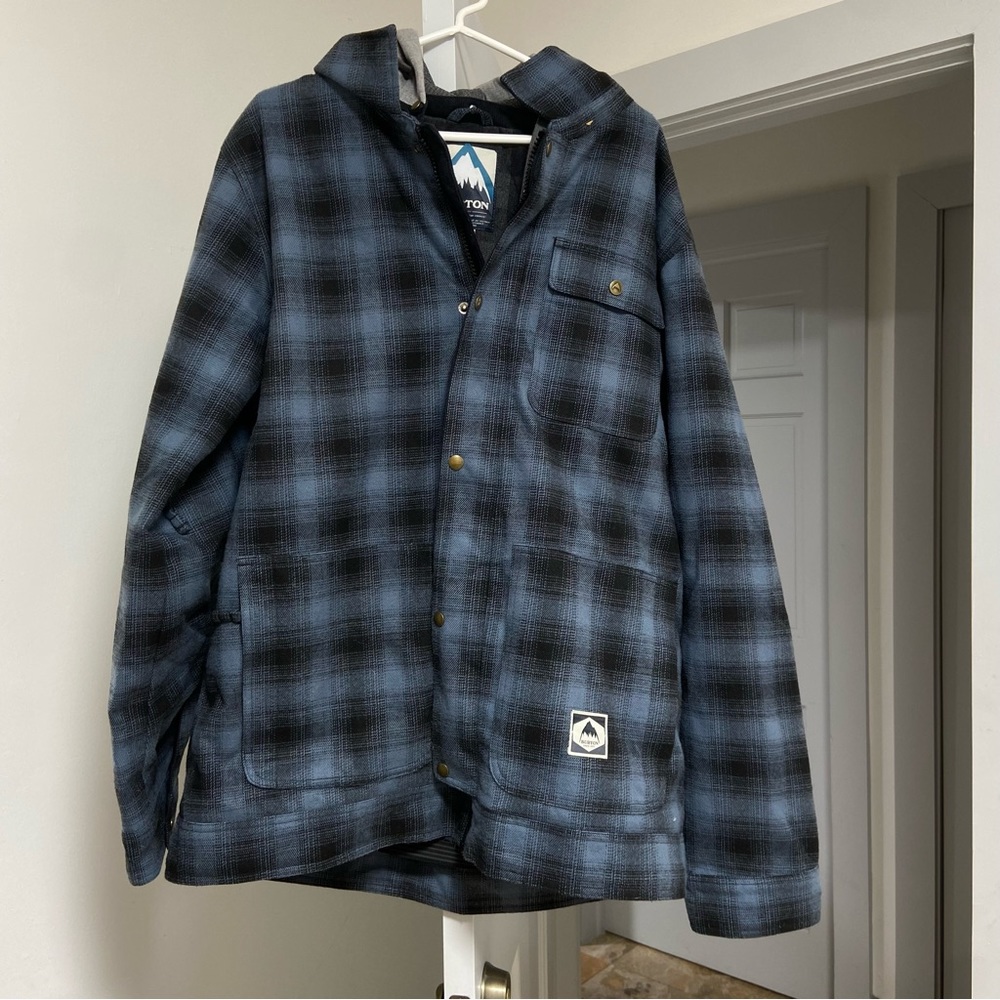 Burton Porter Plaid Dunmore Jacket XL Mens Flannel